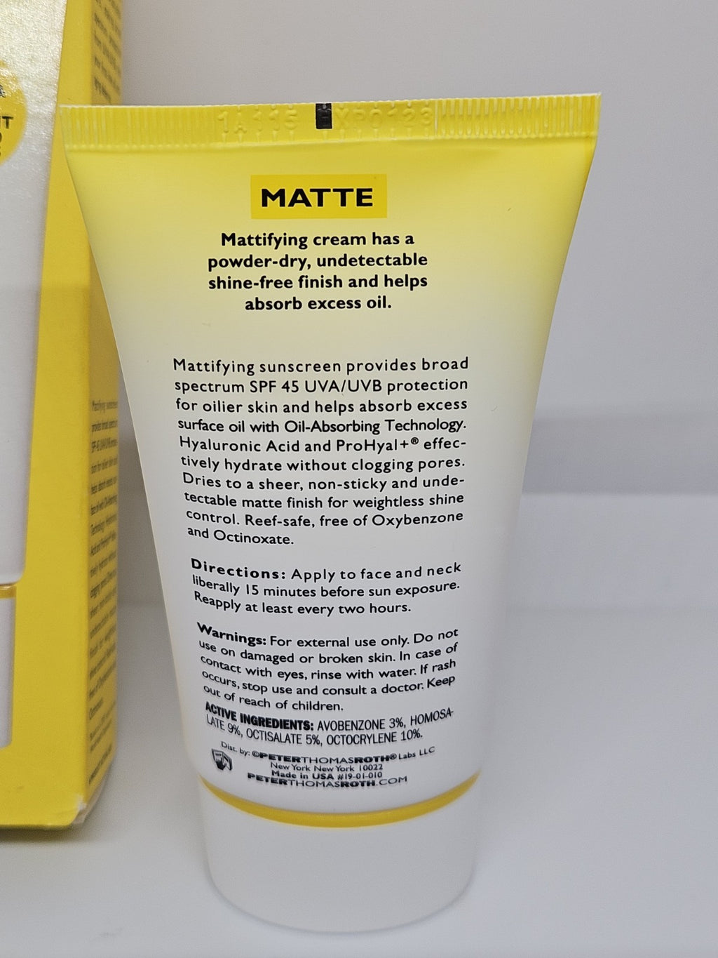 Peter Thomas Roth Max Matte Shine Control Sunscreen SPF 45 1.7oz - Oily Skin