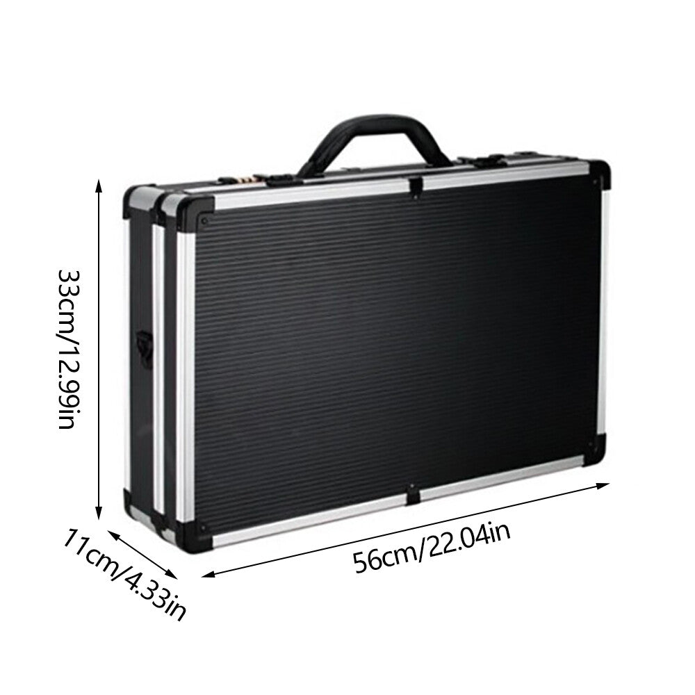 Professional Barber Carrying Case Organizer Travel Tool Box with Lock