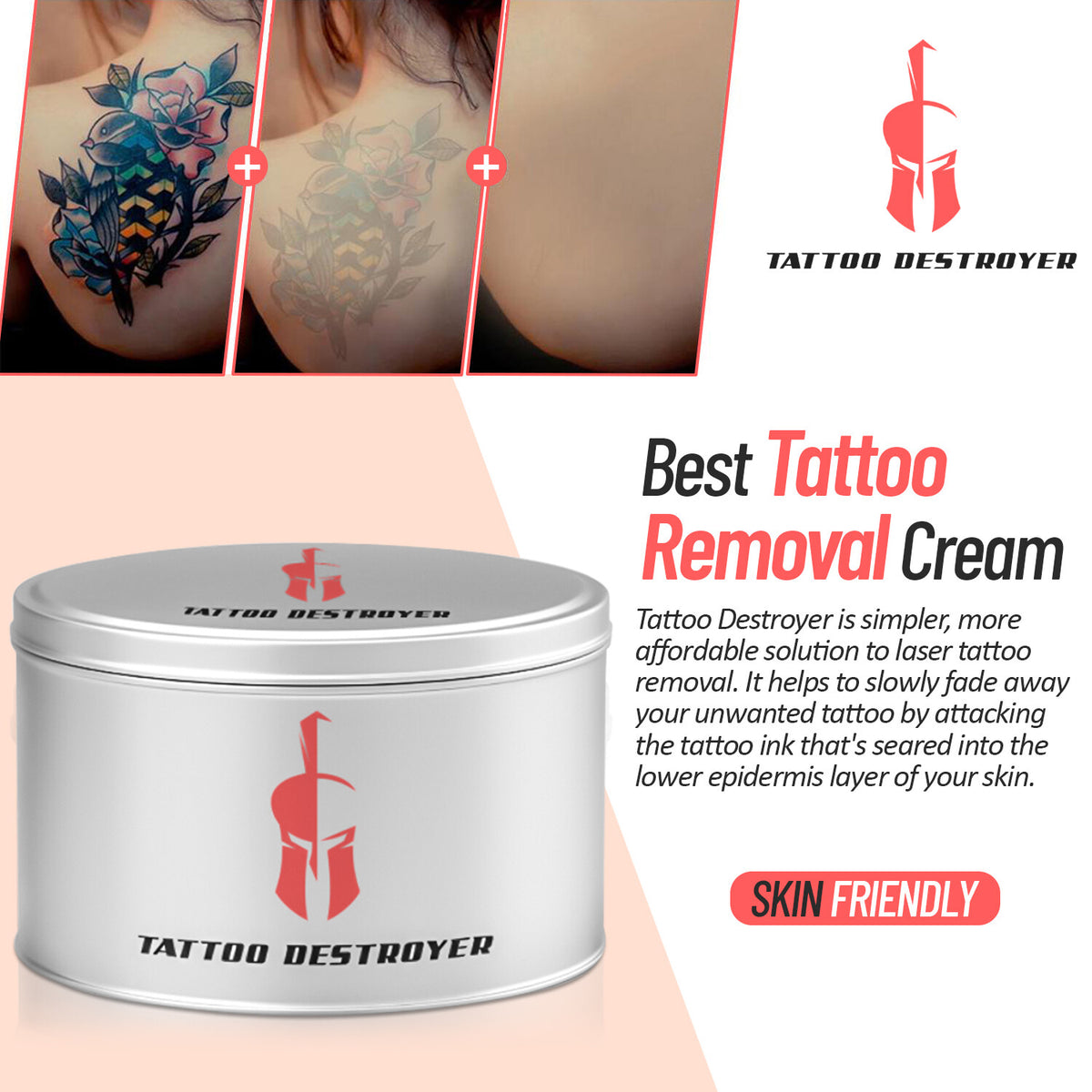 Tattoo Removal Cream - Maximum Strength Fade & Moisturize