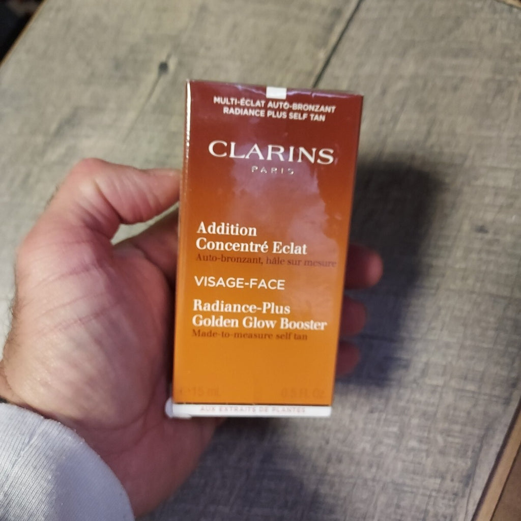 Clarins Radiance Plus Golden Glow Face Booster 0.5oz Sealed