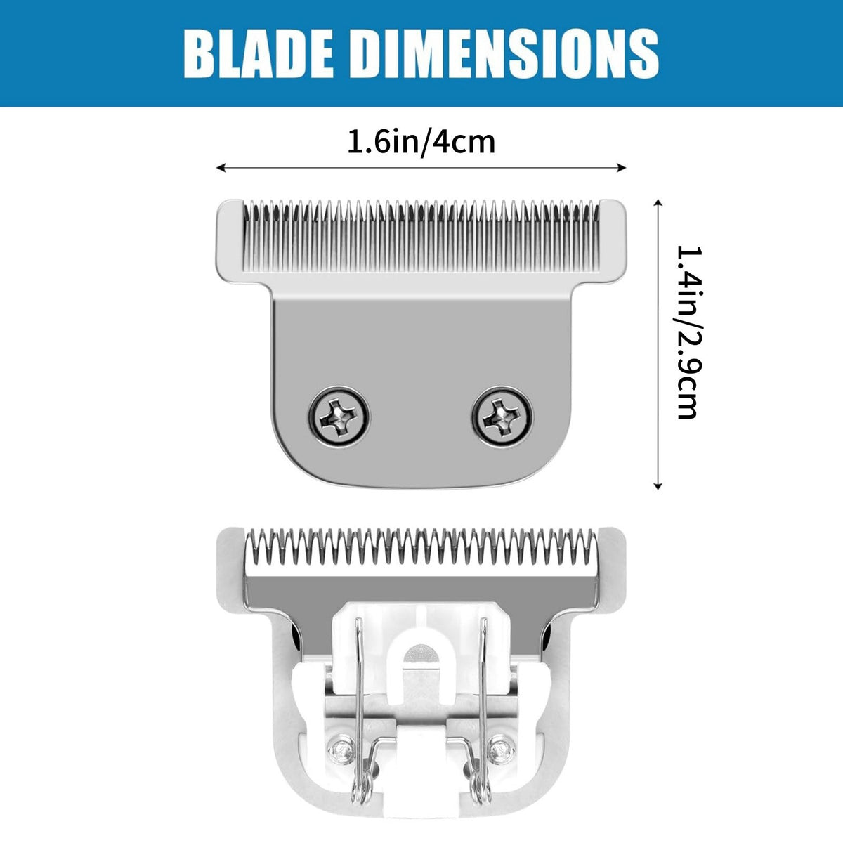T Blade Replacement for Wahl Trimmers Carbon Steel Precision Cut 0.5mm