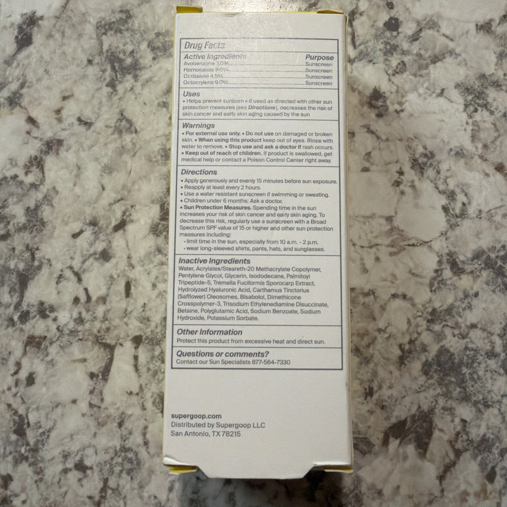 Supergoop! Dew Screen SPF 50 Hydrating Primer & Sunscreen 50mL - Daily Face Primer