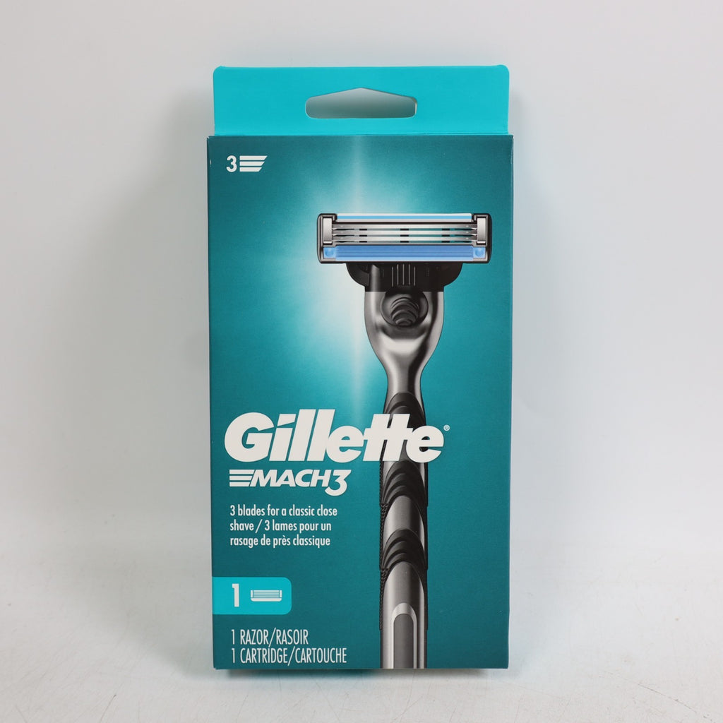 2 Pack Men’s Razor Handle & Blade Refills for Gillette Mach3
