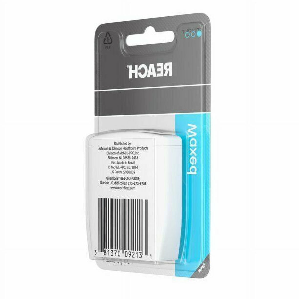 Waxed Dental Floss Unflavored 55 Yards, Pack of 12 - Plaque & Food Particles Removal