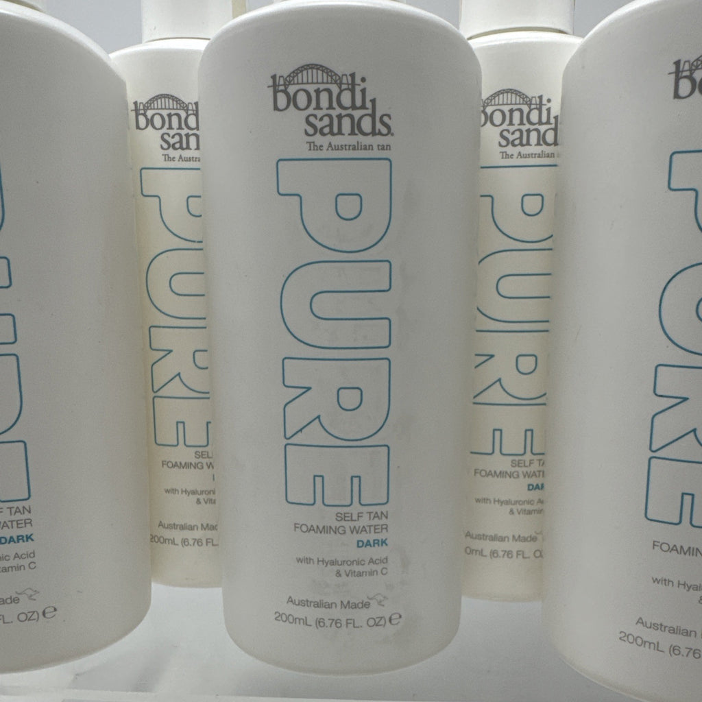 Self Tan Foaming Water Dark - Pack of 5, Hydrating Sunless Tanning Spray