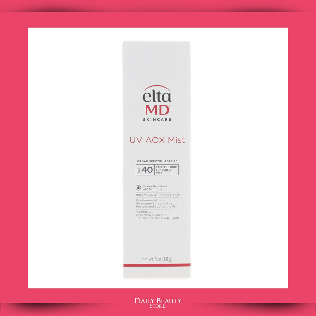 Mineral Sunscreen Spray SPF40 Face & Body Mist Hydrating Water-Resistant
