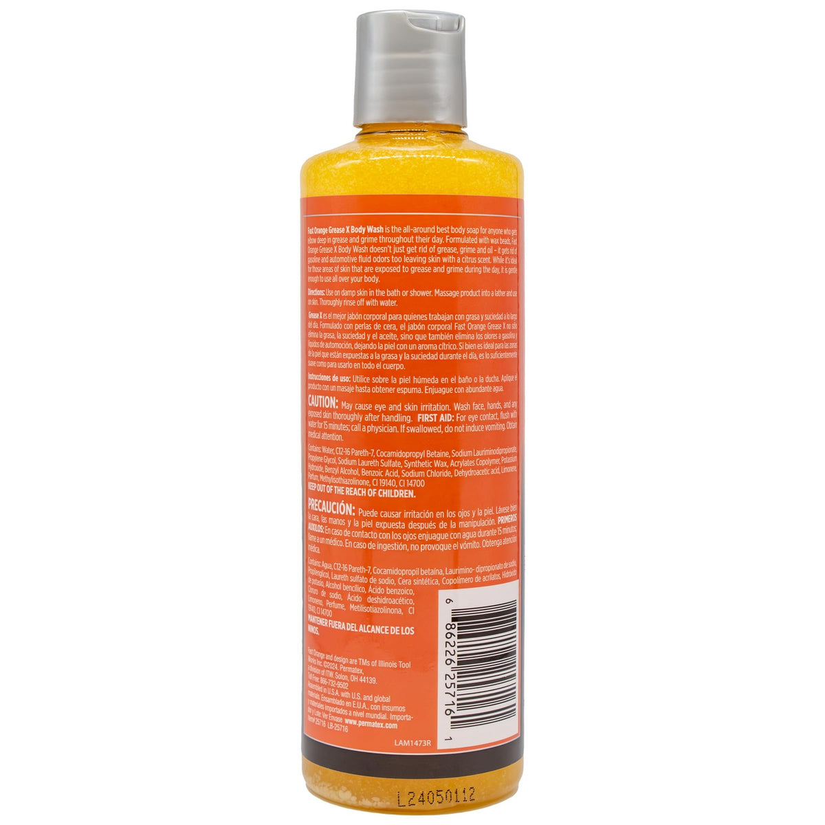 Heavy-Duty Body Wash for Mechanics - Grease X 16 Fl Oz