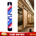 LED Rotating Wall Light Barber Pole Waterproof Sign for Hair Salon