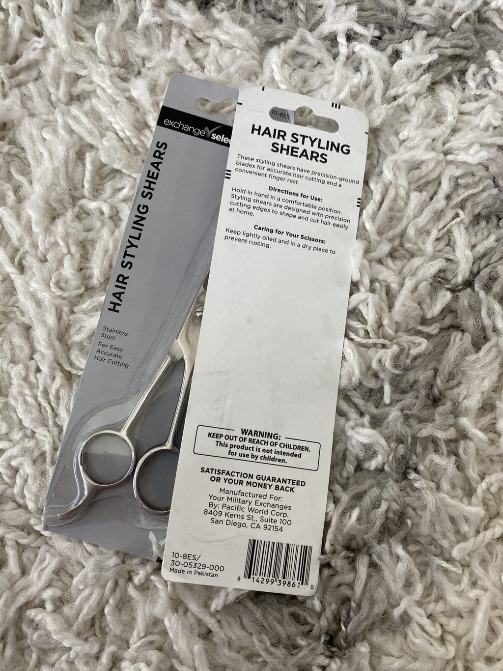 Hair Styling Shears - Stainless Steel Professional Hair Cutting Scissors - 2 Pack