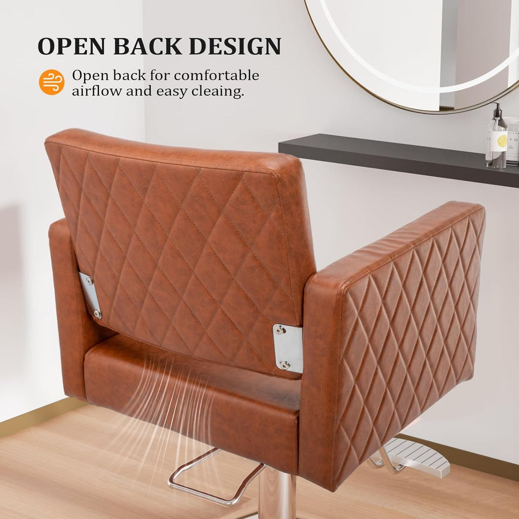 Heavy Duty Hydraulic Barber Chair for Haircut & Salon Styling