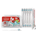 Disposable Mini Toothbrush Set - 48 Pack Travel & Office Oral Care