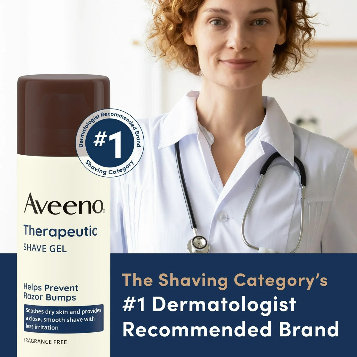 Aveeno Therapeutic Shave Gel for Dry Skin with Oat & Vitamin E - Sensitive Skin