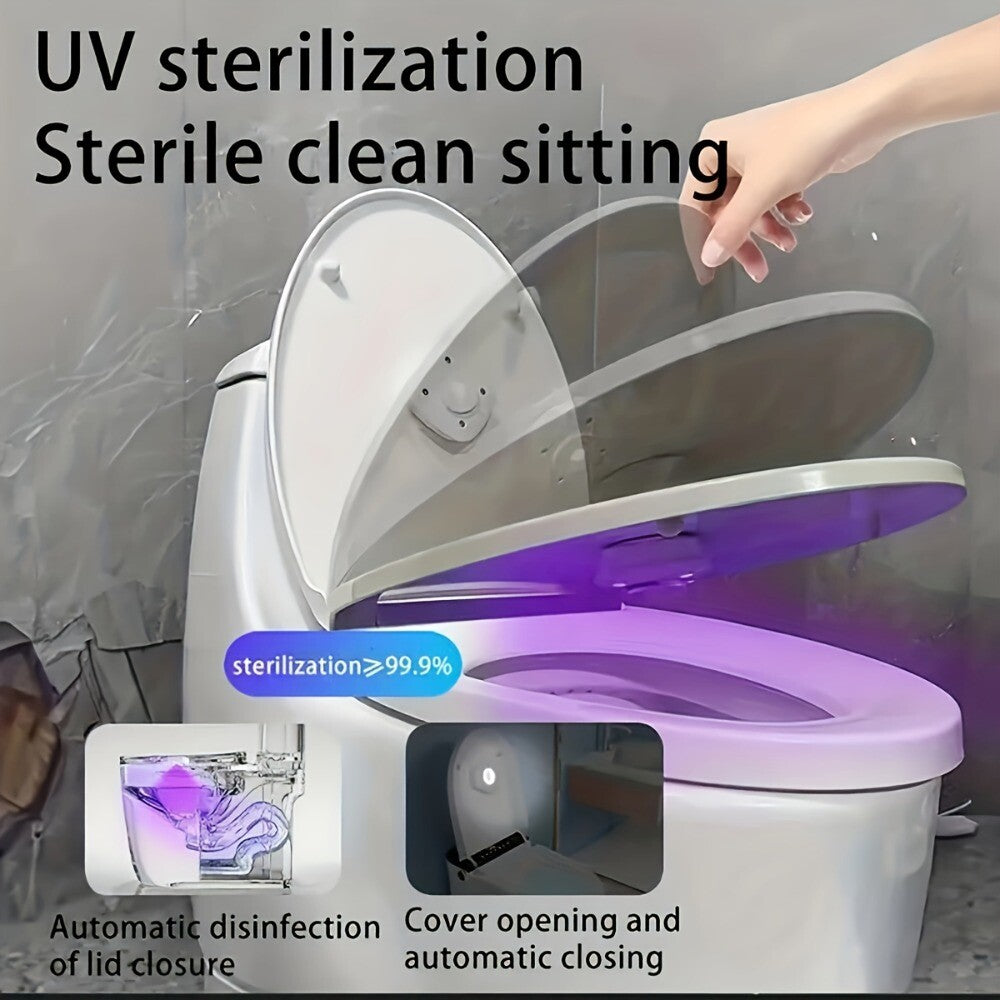 UV Disinfection Lamp with Ozone Auto Sterilization for Bathroom Toilet