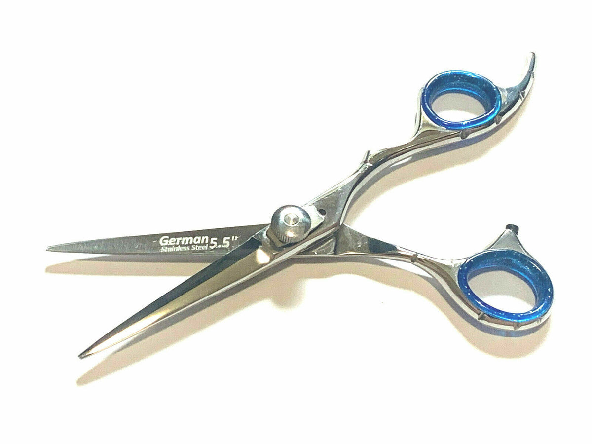 German Stainless Steel Hair Cutting Shears - 5.5 Inch Barber Scissors