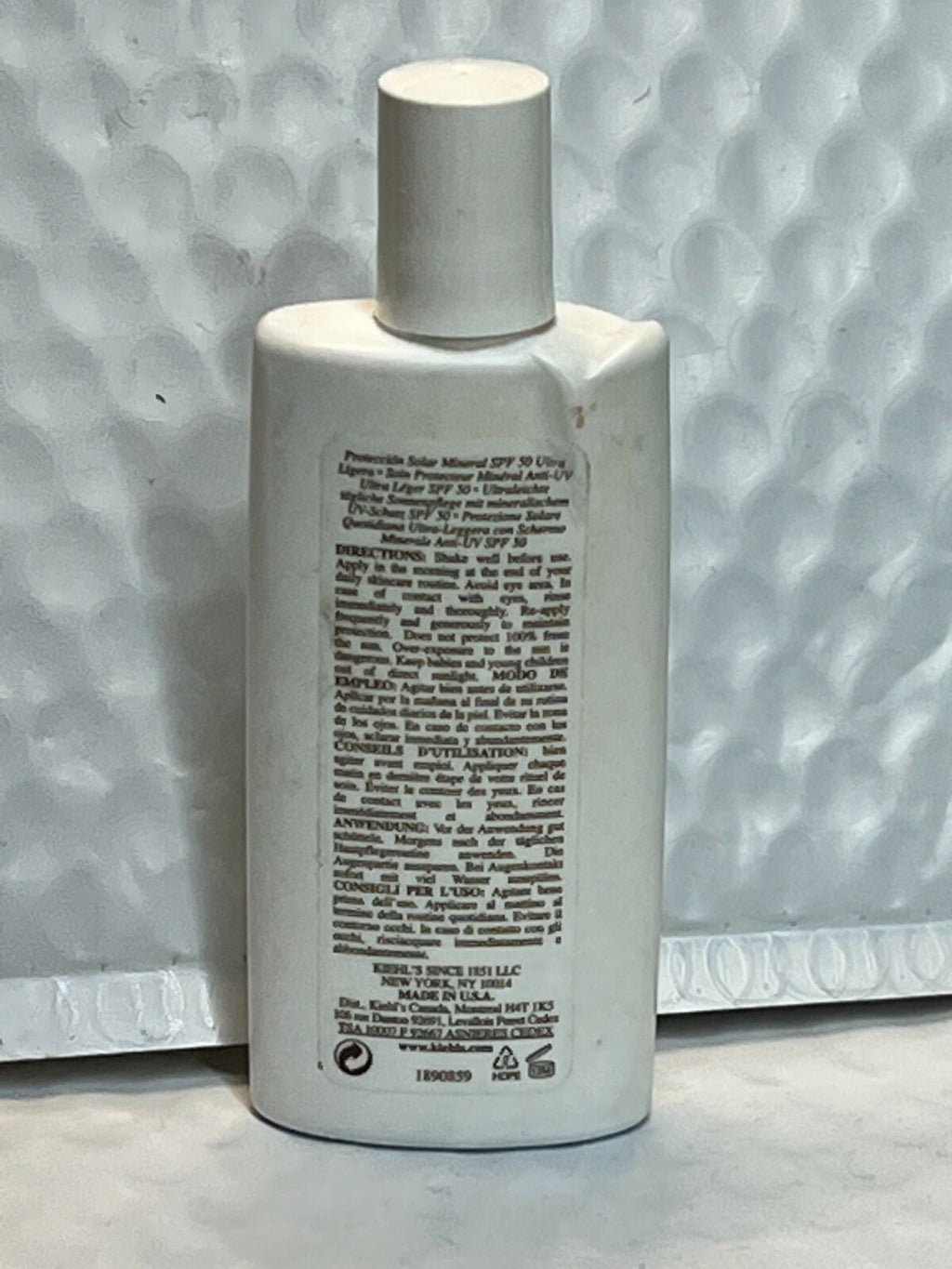 Kiehl's Ultra Light Daily SPF 50 PA+++ UV Defense Sunscreen 1.7 oz Large Size