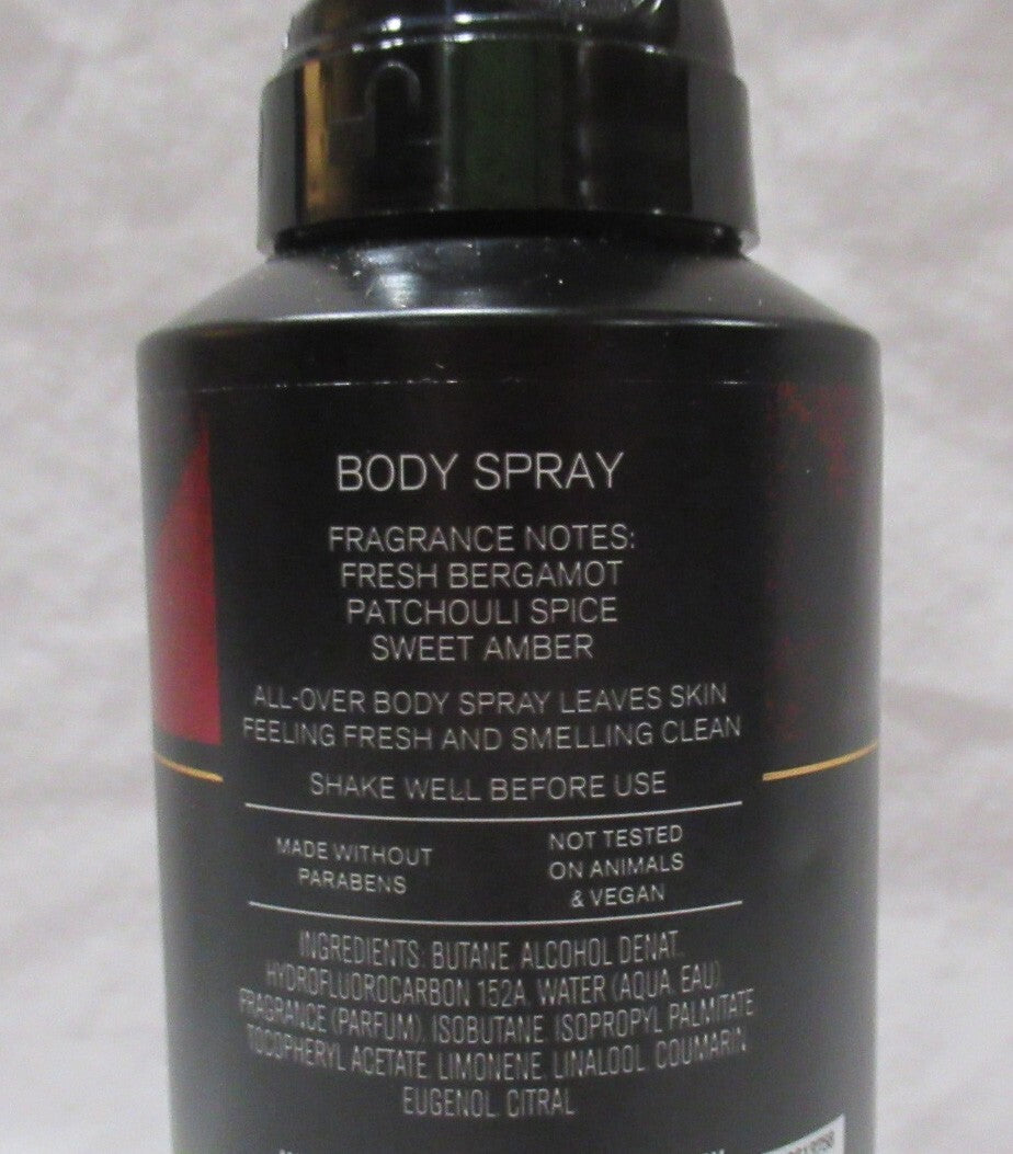 Men's Body Spray Classic Flannel 3.7 oz Fresh Bergamot & Spicy Notes
