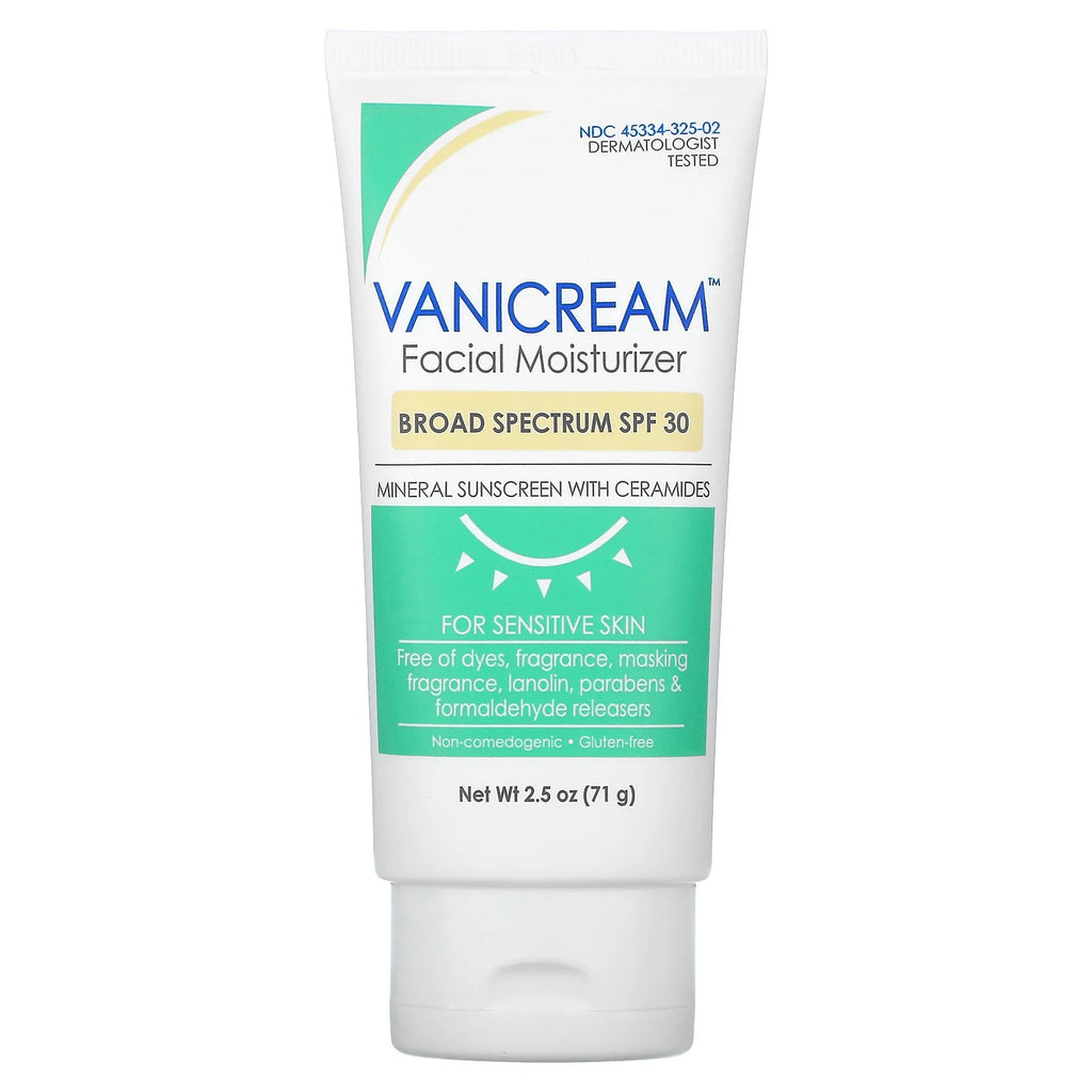 Mineral Sunscreen with Ceramides SPF 30 for Sensitive Skin - Non-Greasy & Broad Spectrum