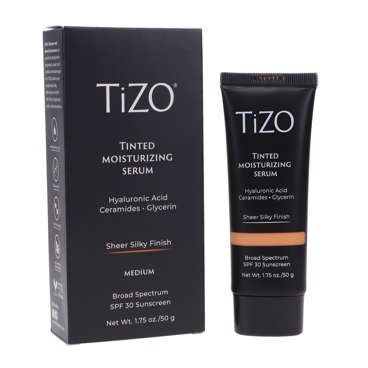 Tinted Moisturizing Serum SPF 30 Medium 1.75 oz - Hydrating Skin Protector