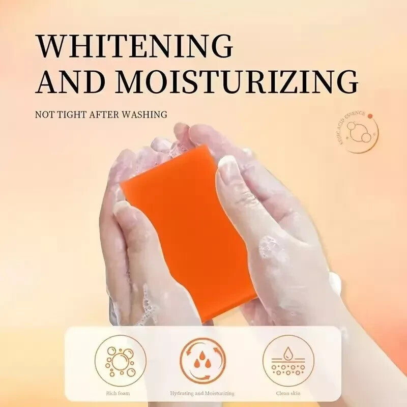 Kojic Acid Dark Spot Correcting Soap Bars with Vitamin C Retinol Collagen