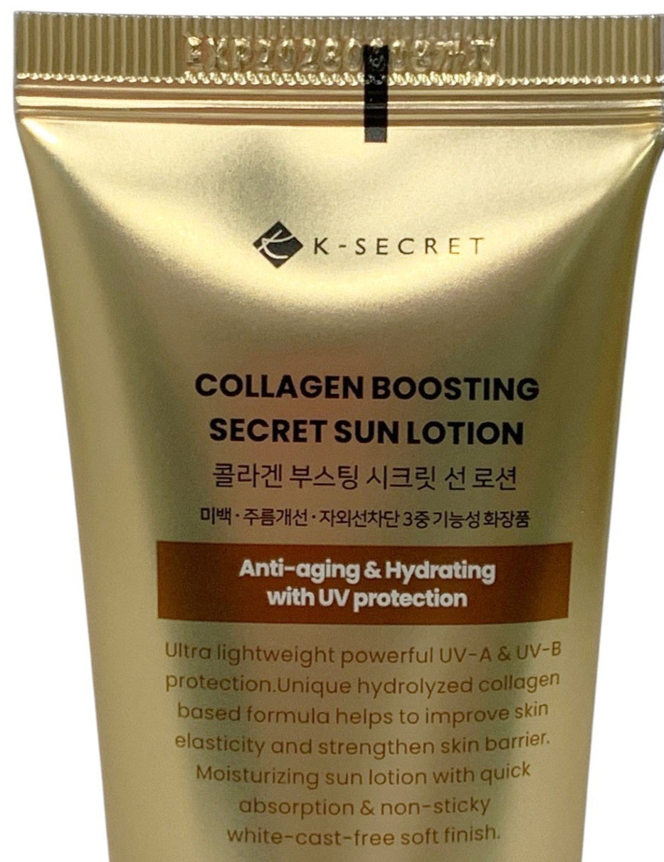 Collagen Boosting Sun Lotion SPF 50+ Set of 2 - Anti-Aging Sunscreen for Youthful Skin