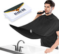 Men's Beard Grooming Apron - Reusable Beard Bib for Shaving & Trimming