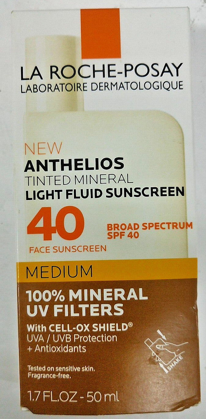 Mineral Sunscreen SPF 40 Light-Fluid with Tint - 1.7 fl oz, Medium Shade
