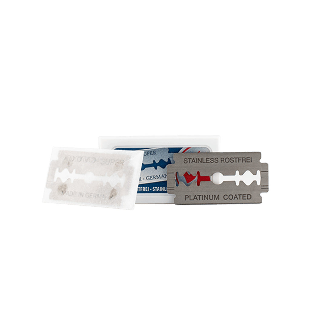Double Edge Safety Razor Blades - 100 Pack, Made in Germany
