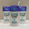 3 Pack Unscented Invisible Solid Deodorant - 2.6oz Clear