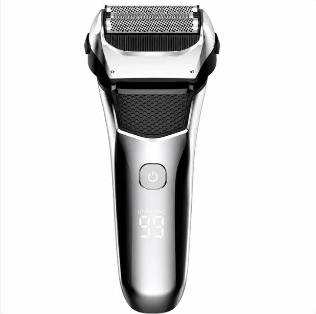Cordless Waterproof Electric Razor for Men - Wet Dry Shaving, Floating Heads, Fast Charging