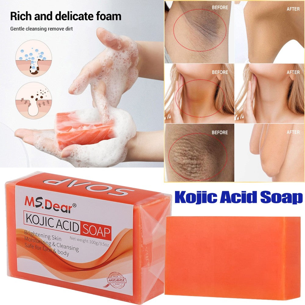 Acid Soap Dark Skin Whitening Lightening Face & Body 100g - Brightening & Cleansing