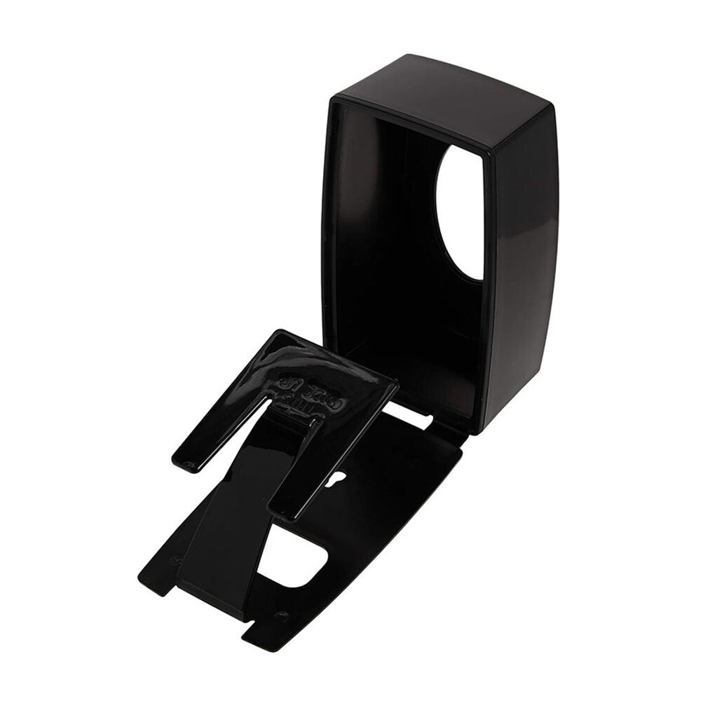 Neck Strip Dispenser for Salons and Barbershops - Black Plastic, Holds 60 Strips