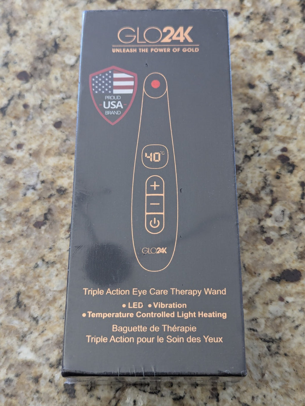 Triple Action Eye Care Wand with LED Light, Thermal & Vibrations
