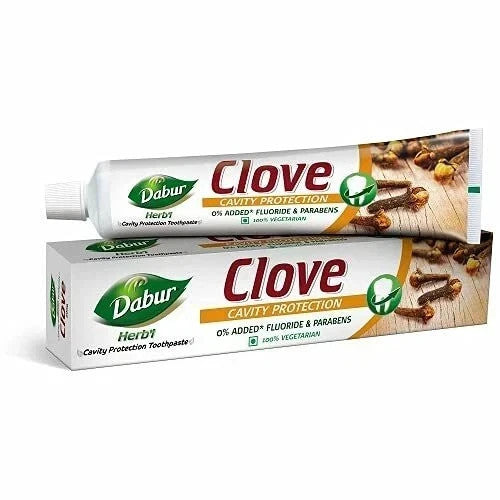 Herbal Clove Toothpaste for Cavity Protection and Fresh Breath - 100G Tube