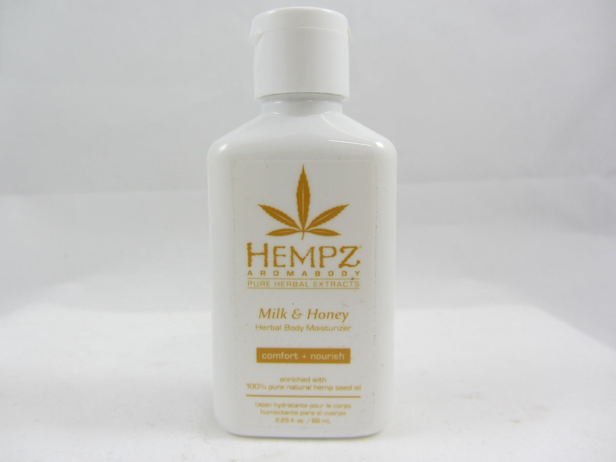 Hempz Milk & Honey Moisturizer After Tanning Lotion - 2.25 oz Travel Size