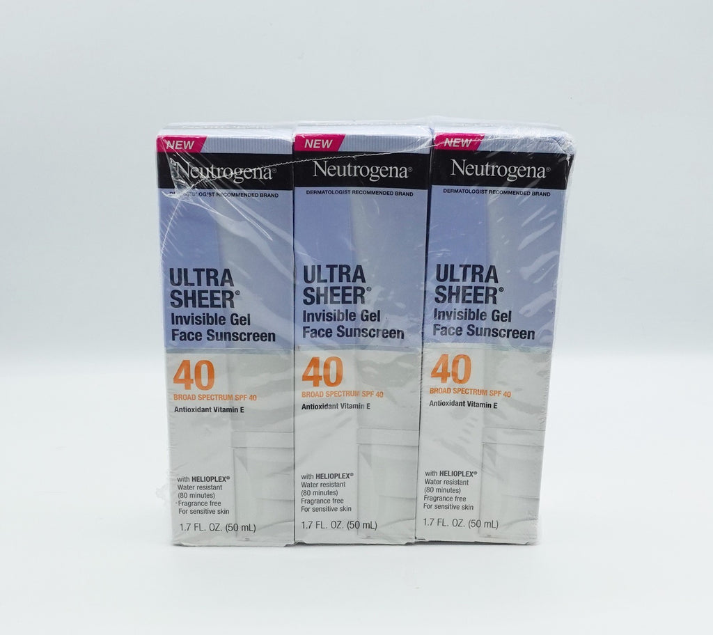 Neutrogena SPF40 Sunscreen Travel Size 1.7oz - 3 Pack, Broad Spectrum SPF