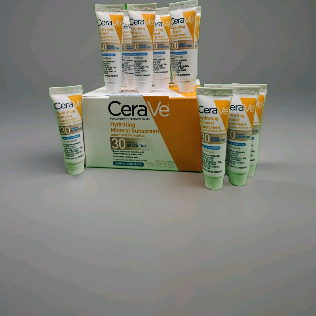 CeraVe Hydrating Mineral Sunscreen SPF 30 Sheer Tint 15 Pack - Medium