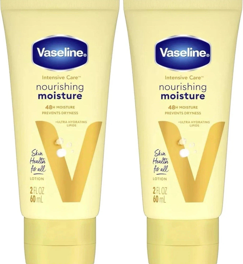 2 Pack Vaseline Intensive Care Healing Hand & Body Lotion 2oz - Deep Moisturizer