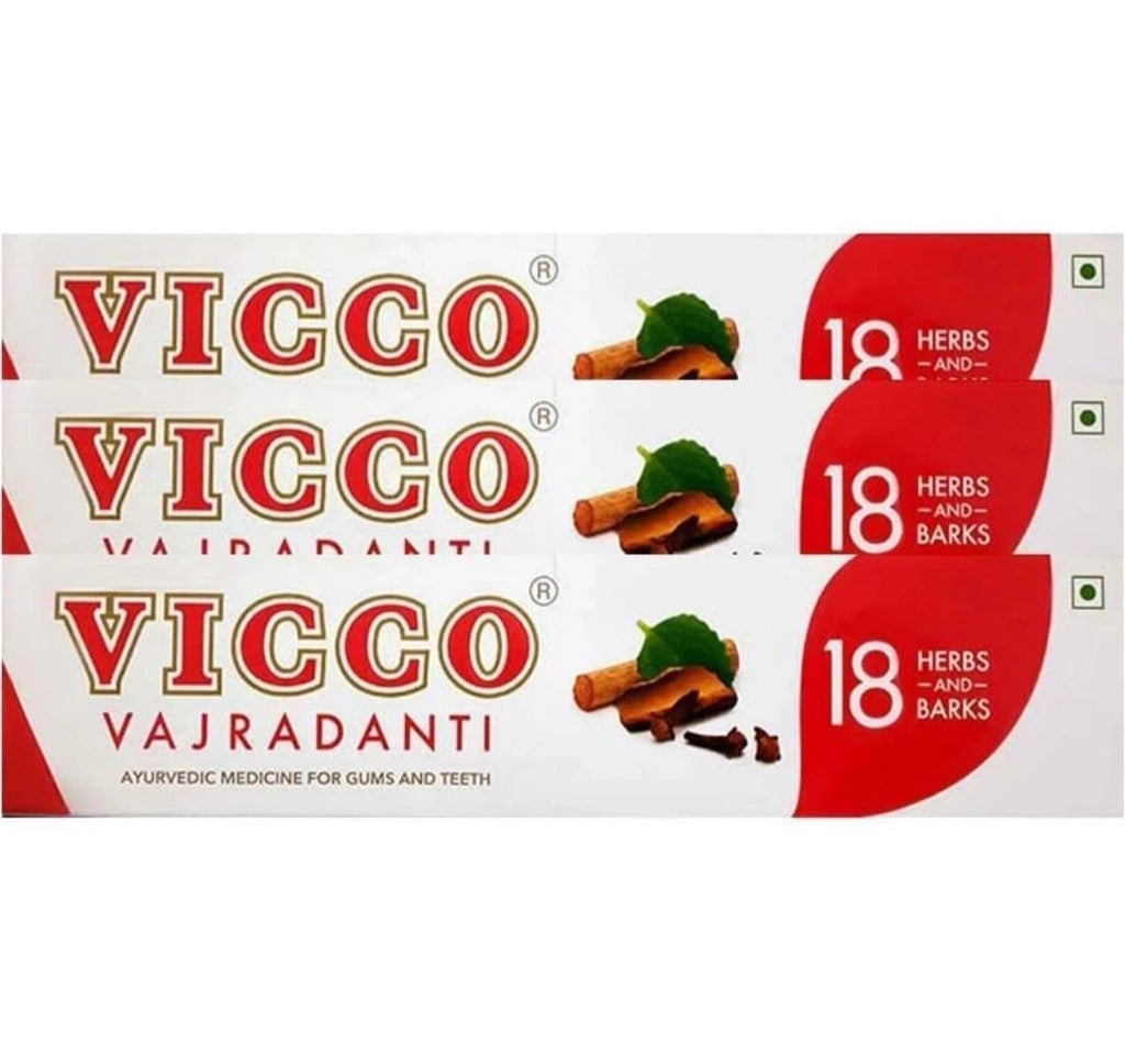 Herbal Ayurvedic Toothpaste for Gums and Teeth - 200g, 3-Pack