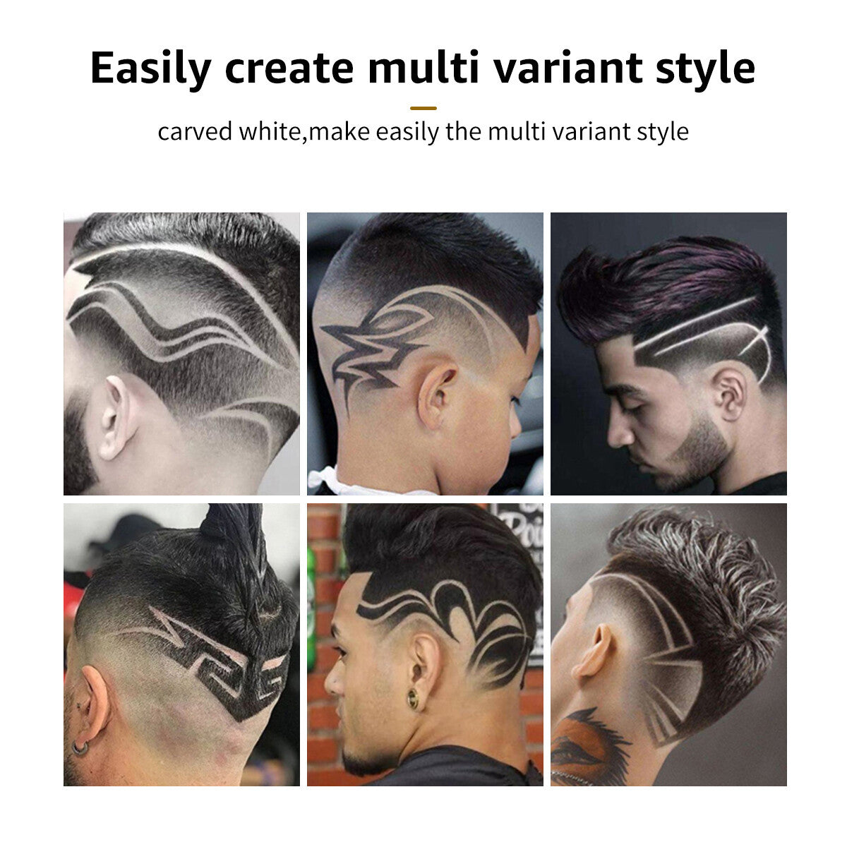 Cordless Professional Hair Clippers & Beard Trimmer for Men & Women