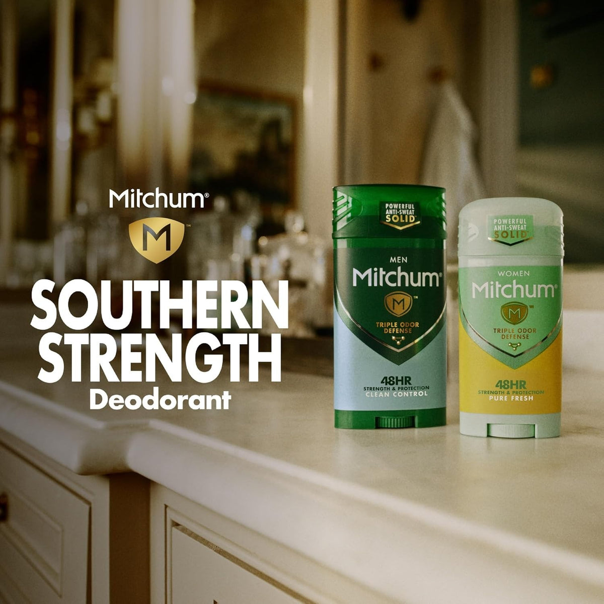 Twin Pack Men’s Antiperspirant Gel Deodorant - 48H Odor & Sweat Protection