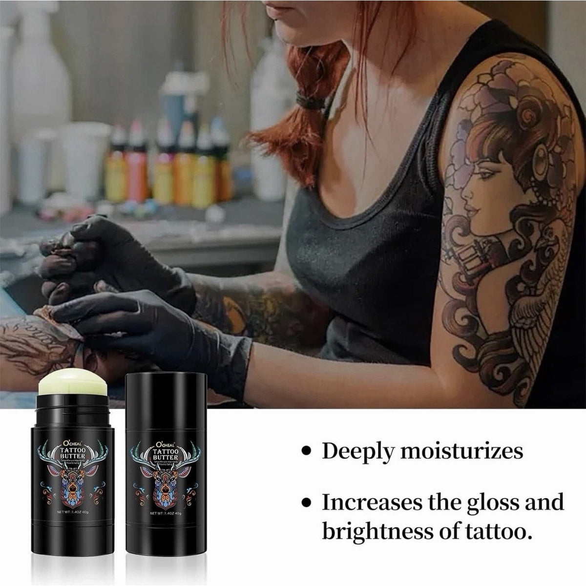 Tattoo Aftercare Butter Balm – All-Natural Organic Moisturizer for Tattoos