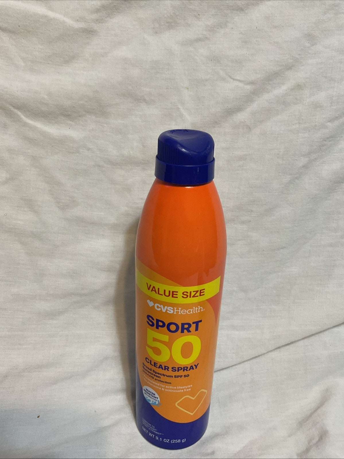 CVS Health Sport SPF 50 Clear Spray Sunscreen 9.1 oz. Broad Spectrum SPF