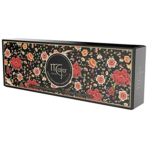 Perfumed Soap Set for Women - 3 Round 4.9oz Soaps with Spicy Vanilla Scent