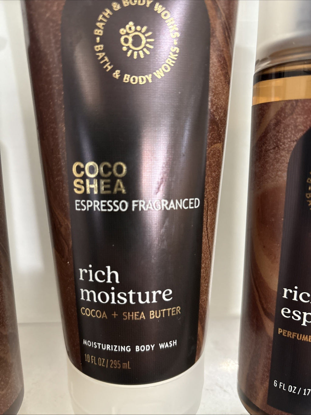 Rich Espresso Body Wash Lotion & Perfume Mist Set - Bath & Body