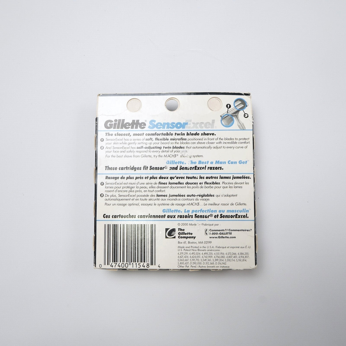 Gillette Sensor Excel Razor Blades Refill Cartridges 10 Pack Made in USA