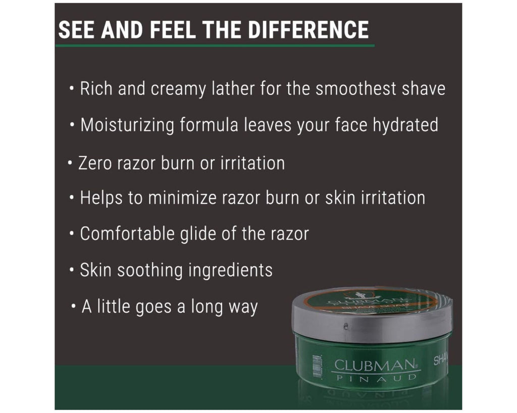 Moisturizing Shave Soap Set - Zero Razor Burn - 4 Pack 2oz Each
