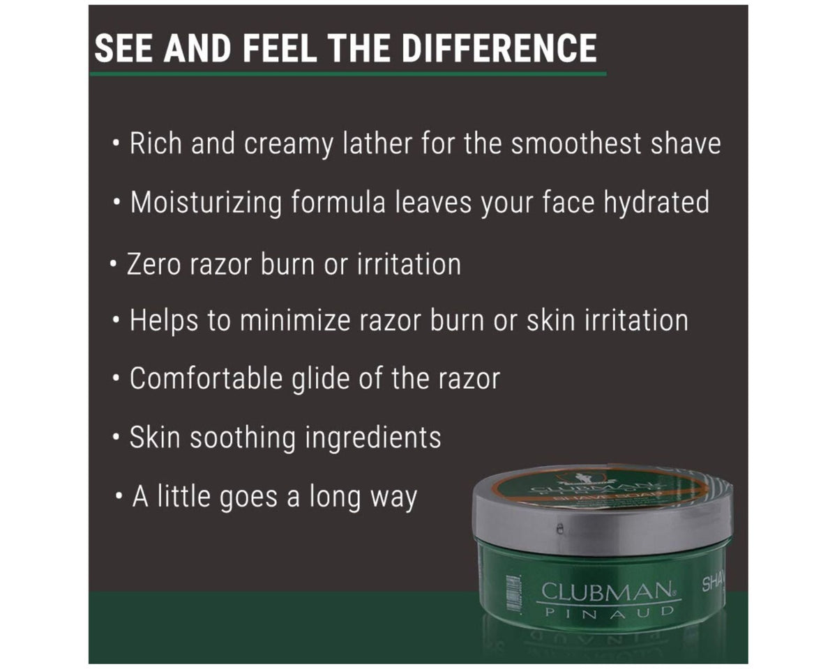 Moisturizing Shave Soap Set - Zero Razor Burn - 4 Pack 2oz Each