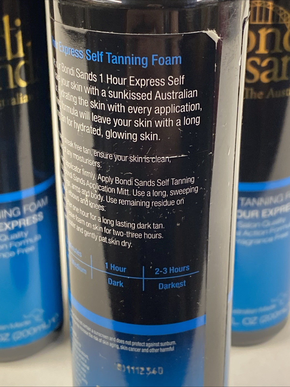 4-Pack Self Tanning Foam 1 Hour Express - Bondi Sands 6.76 Fl Oz