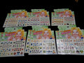 Water Transfer Glitter Nail Art Stickers - 12 Sheets Manicure Decorations