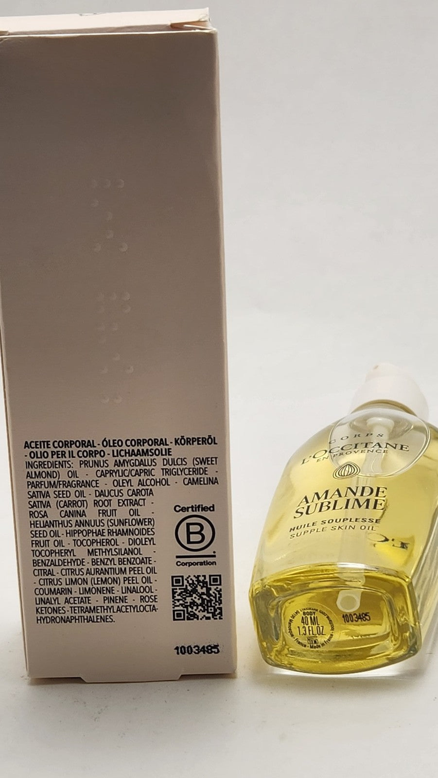 Amande Sublime Skin Oil - Nourishing Body Oil for Elasticity 40ml